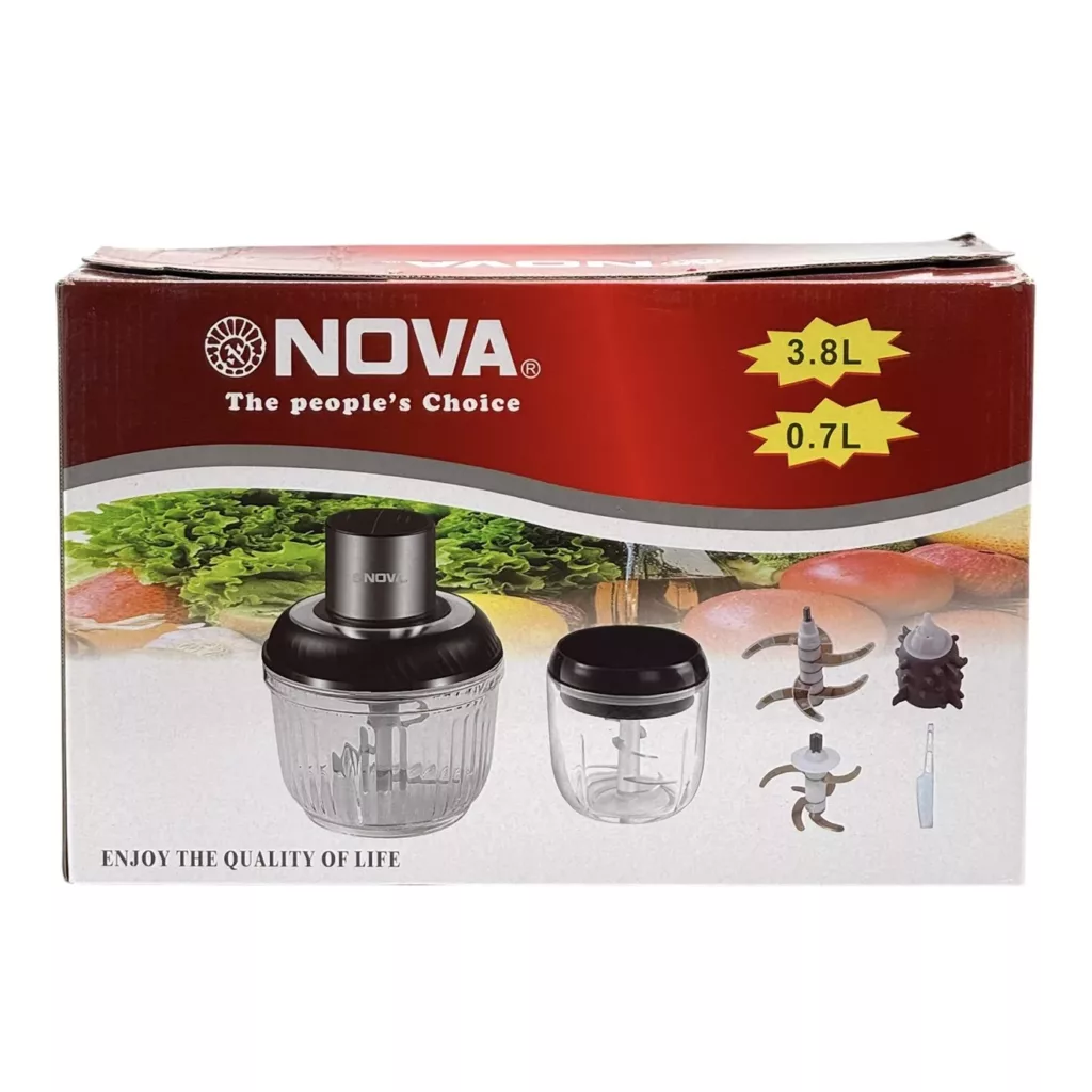 خردکن 3.8 لیتری نوا مدل دوقلو