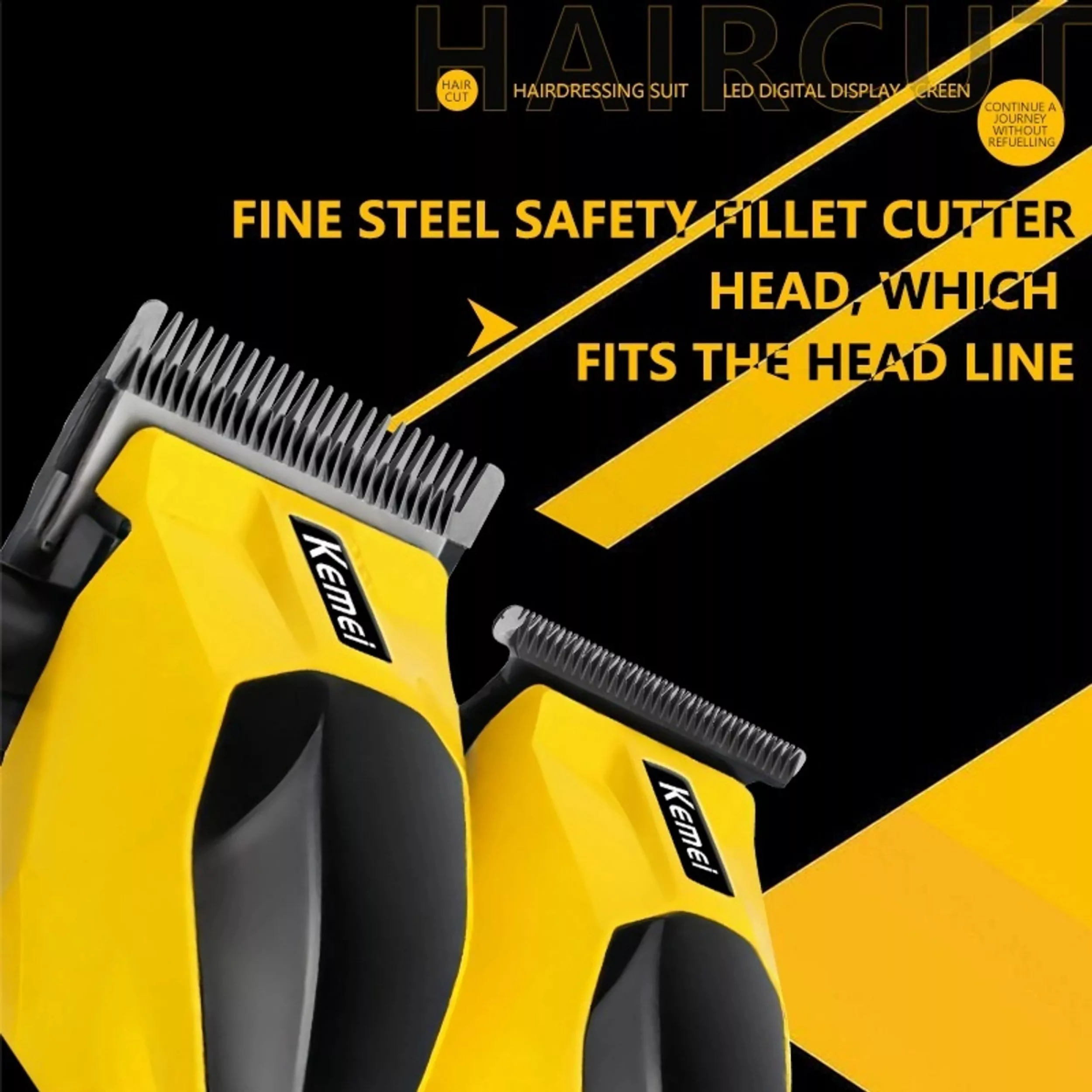 ماشین اصلاح موی سر و صورت شارژی کیمی مدل KM-8561 مجموعه 2 عددی