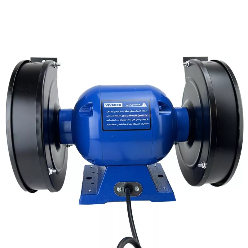 سنگ رومیزی 200 میلیمتری 600 وات ویوارکس مدل VR6020-BG