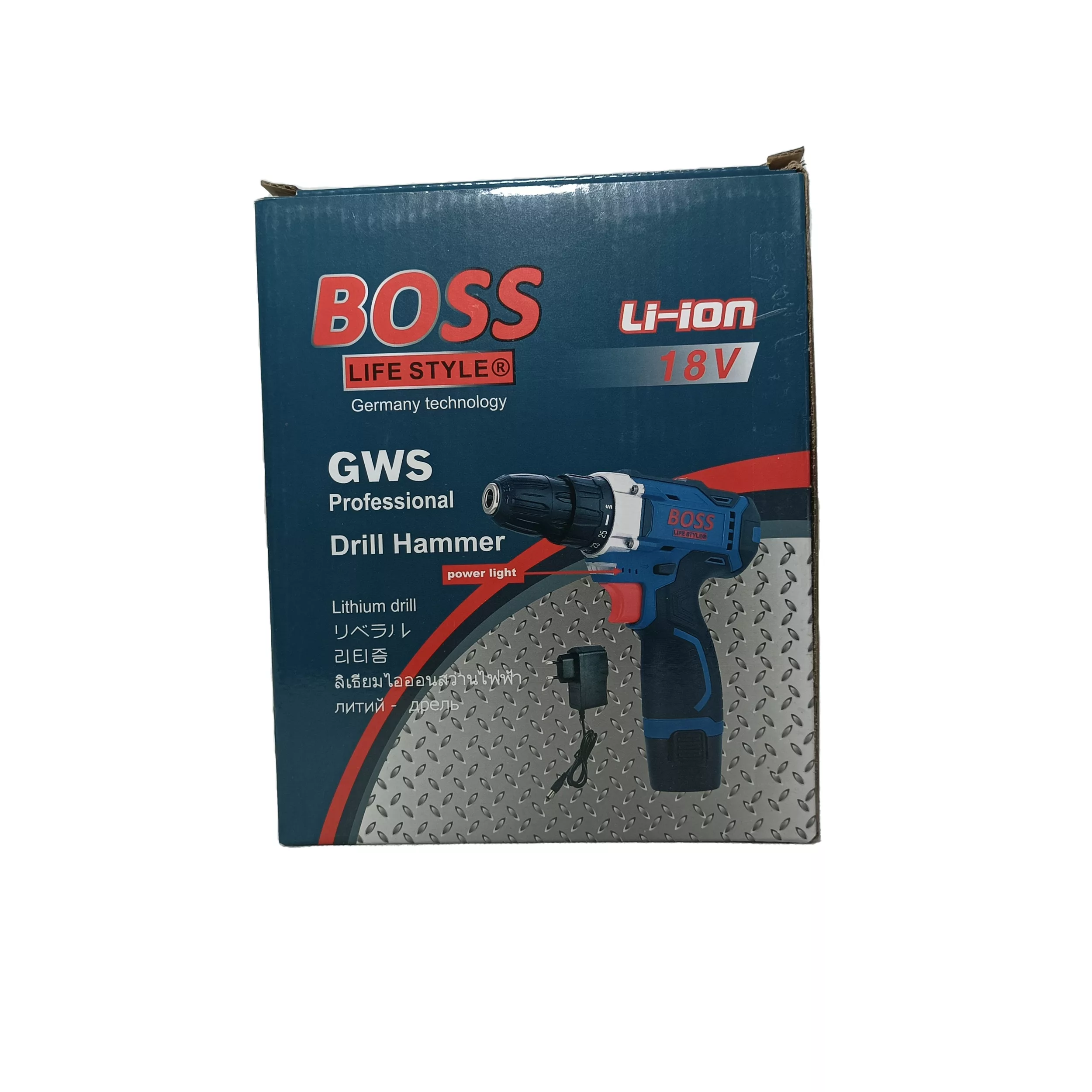 دریل پیچ گوشتی شارژی باس مدل 18V--10MM