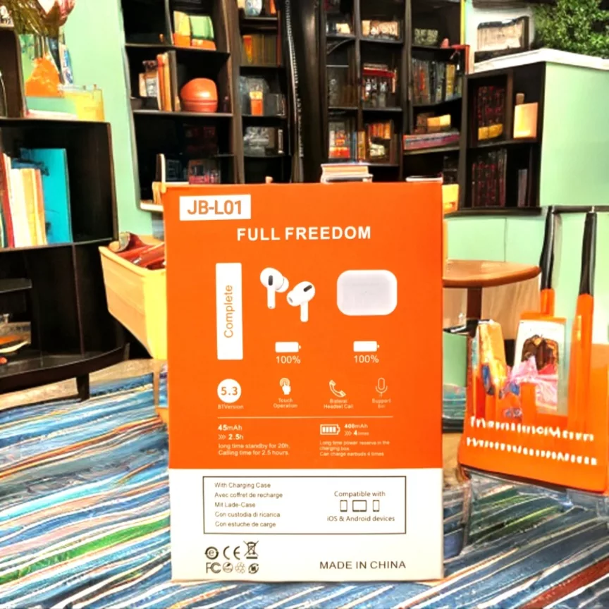 ایرپاد بلوتوثی مدل 658اairbuds 5  2nd generation jb-I01