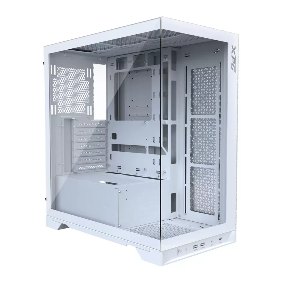 کیس کامپیوتر ای دیتا ایکس پی جی مدل INVADER X WHITE