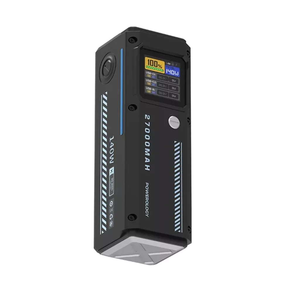 پاوربانک پاورولوجی مدل PPBCHA83 ظرفیت 27000 میلی آمپر ساعت