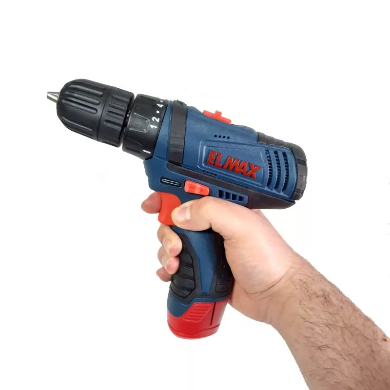 دریل پیچ گوشتی شارژی 12 ولت المکس مدل 232