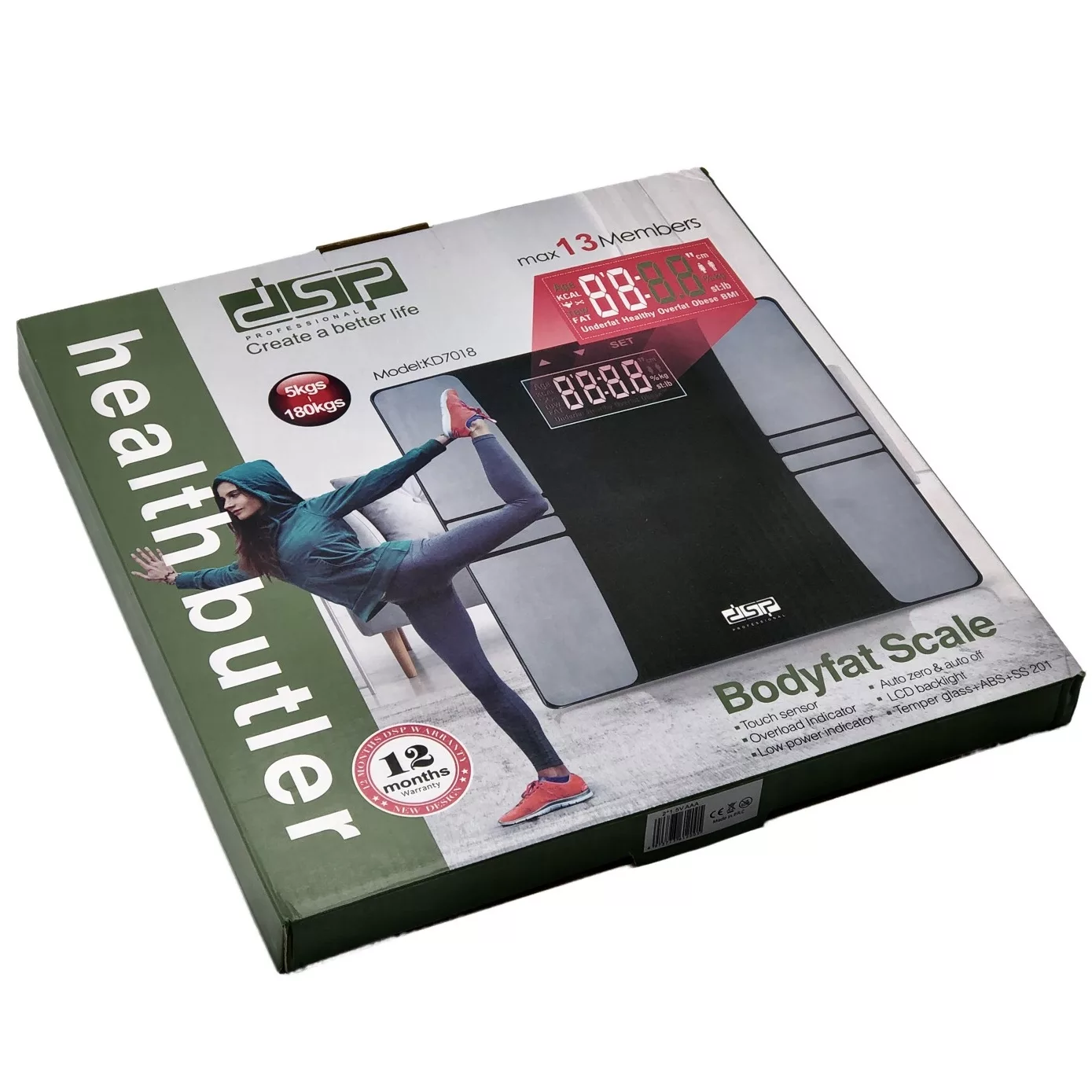 ترازو دیجیتال هوشمند دی اس پی مدل KD7018