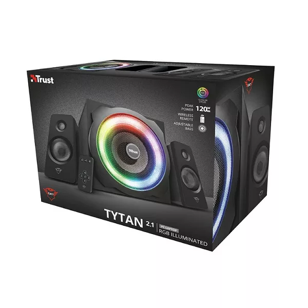 اسپیکر دسکتاپ تراست مدل GXT 629 TYTAN 2.1 RGB