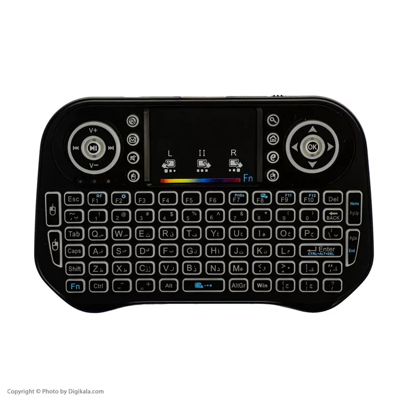 مینی کیبورد بی سیم مدل i10 Wireless به همراه تاچ پد