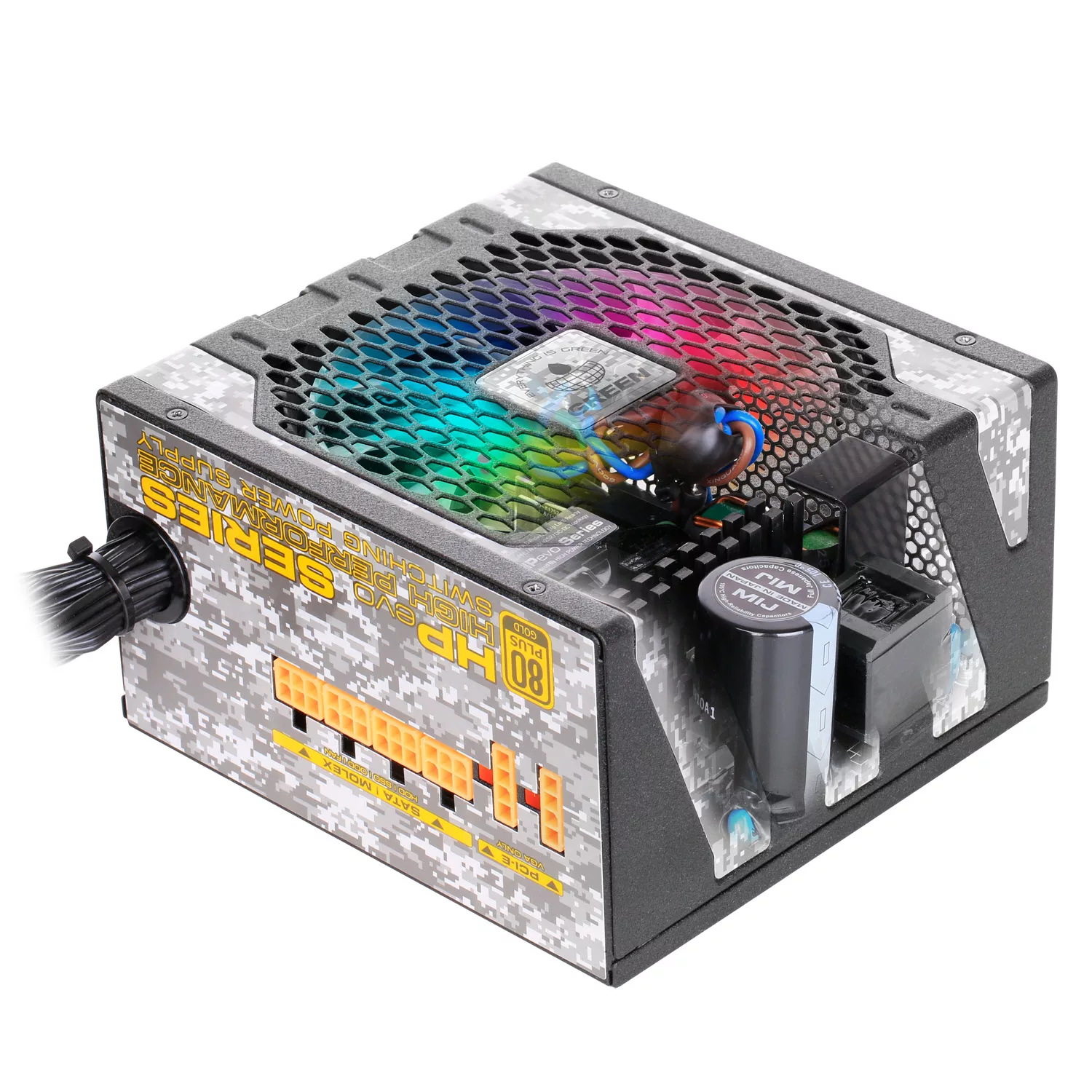 منبع تغذیه گرین مدل GP800B-HP EVO منبع تغذیه گرین مدل GP800B-HP EVO
