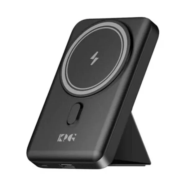 پاوربانک کی پی جی مدل WPG-101 ظرفیت 10000 میلی آمپرساعت 22.5W و 15W همراه با استند وایرلس