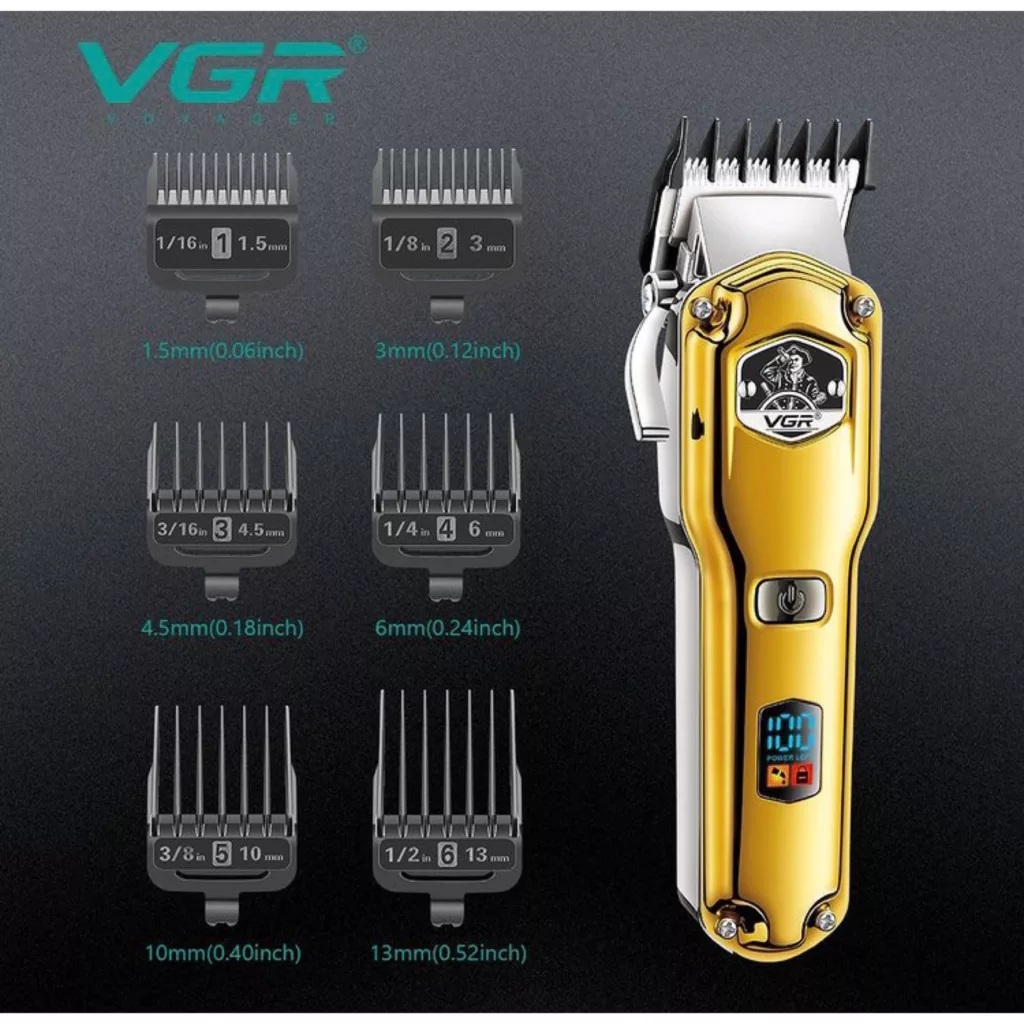 ماشین اصلاح موی سر و صورت وی جی ار مدل V-693