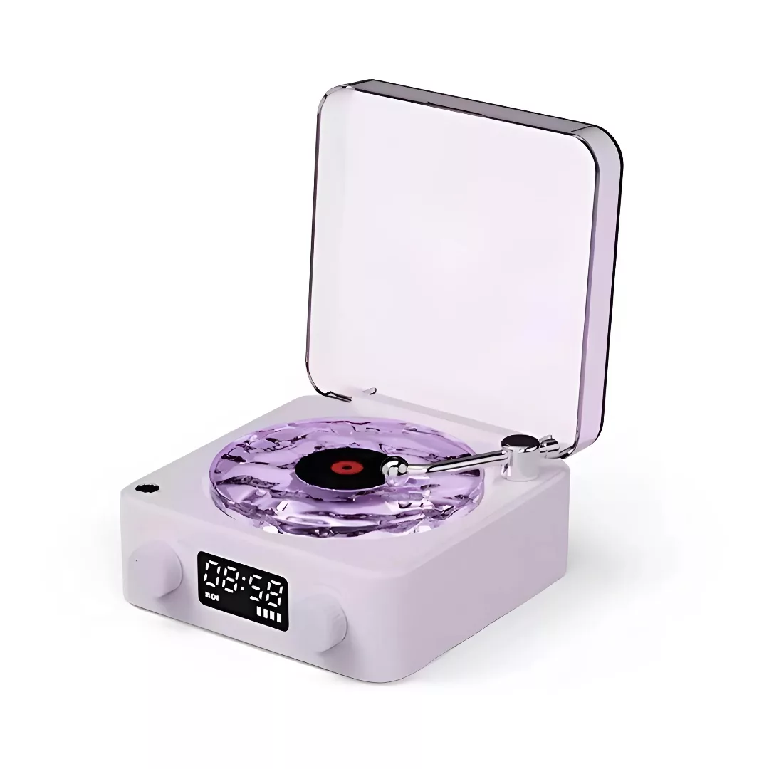 اسپیکر بلوتوثی قابل حمل طرح گرامافونی مدل waves