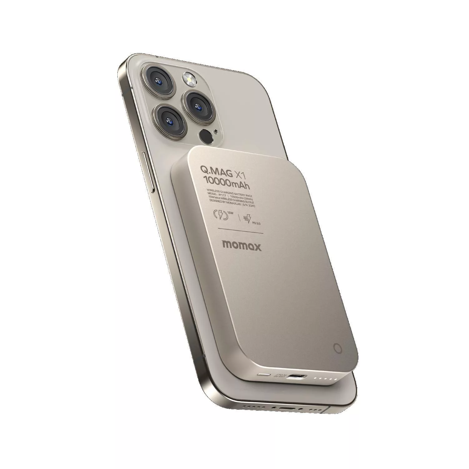 پاوربانک مومکس مدل IP117 ظرفیت 10000میلی آمپرساعت