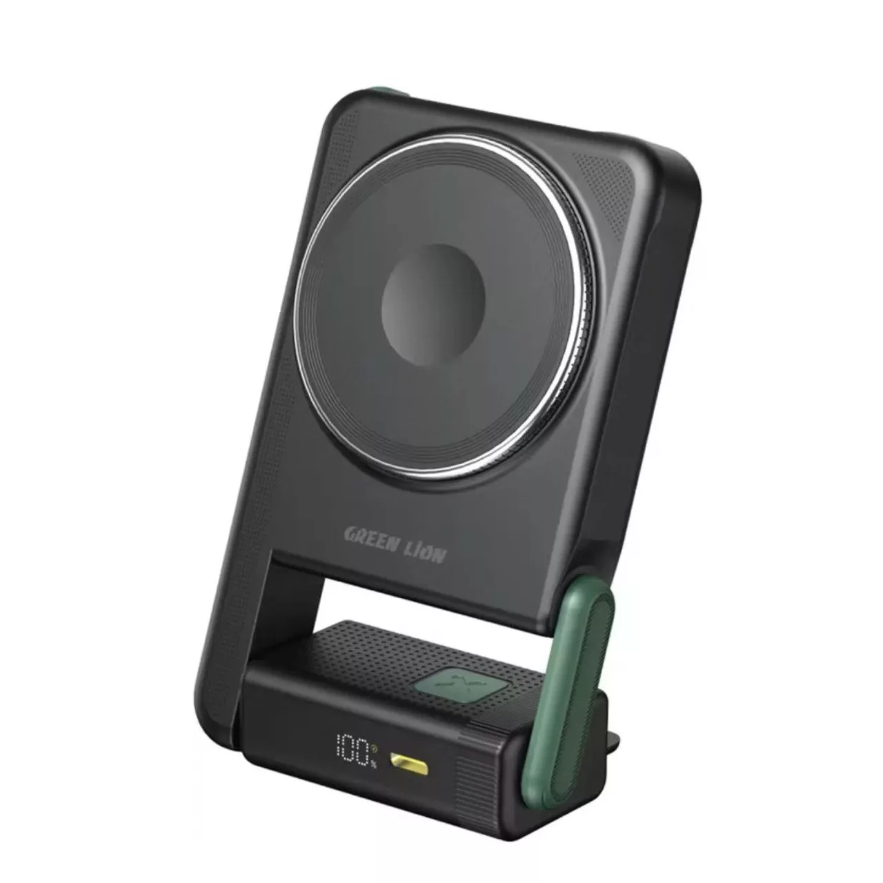 پاوربانک گرین لاین مدل ROTEX MAGSAFE ظرفیت 10000 میلی آمپر ساعت