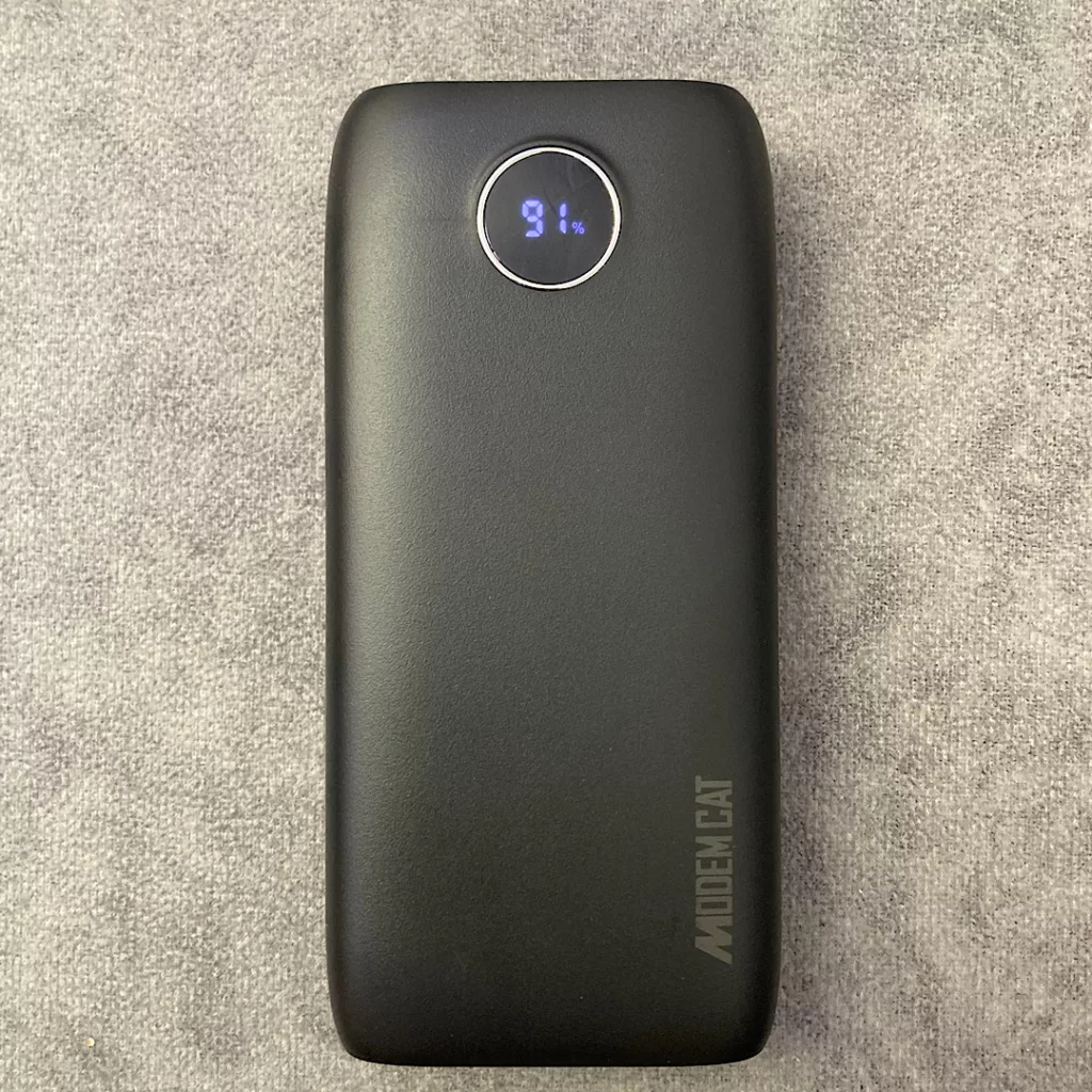 پاوربانک مودم کت مدلmob 012 ظرفیت 20000 میلی آمپر ساعت