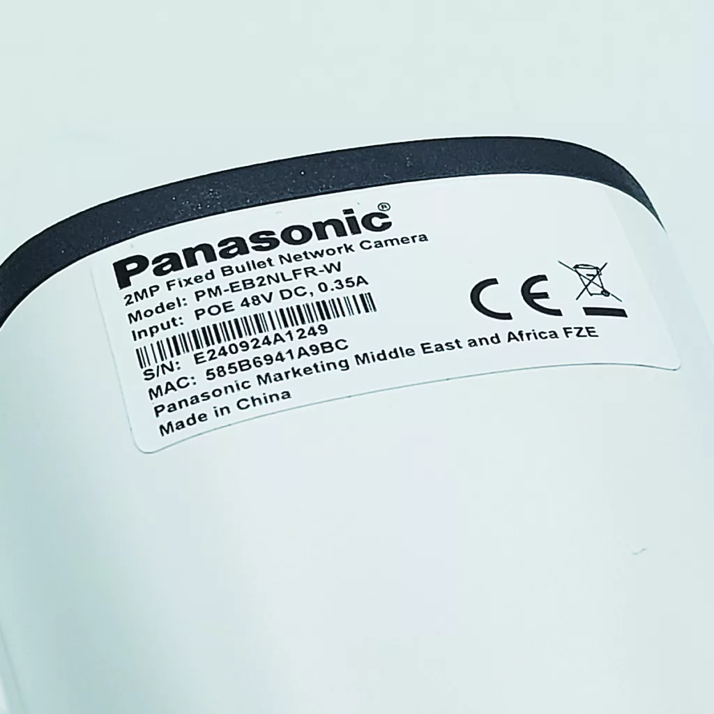 دوربین مداربسته تحت شبکه پاناسونیک مدل PM-EB2NLFR-W