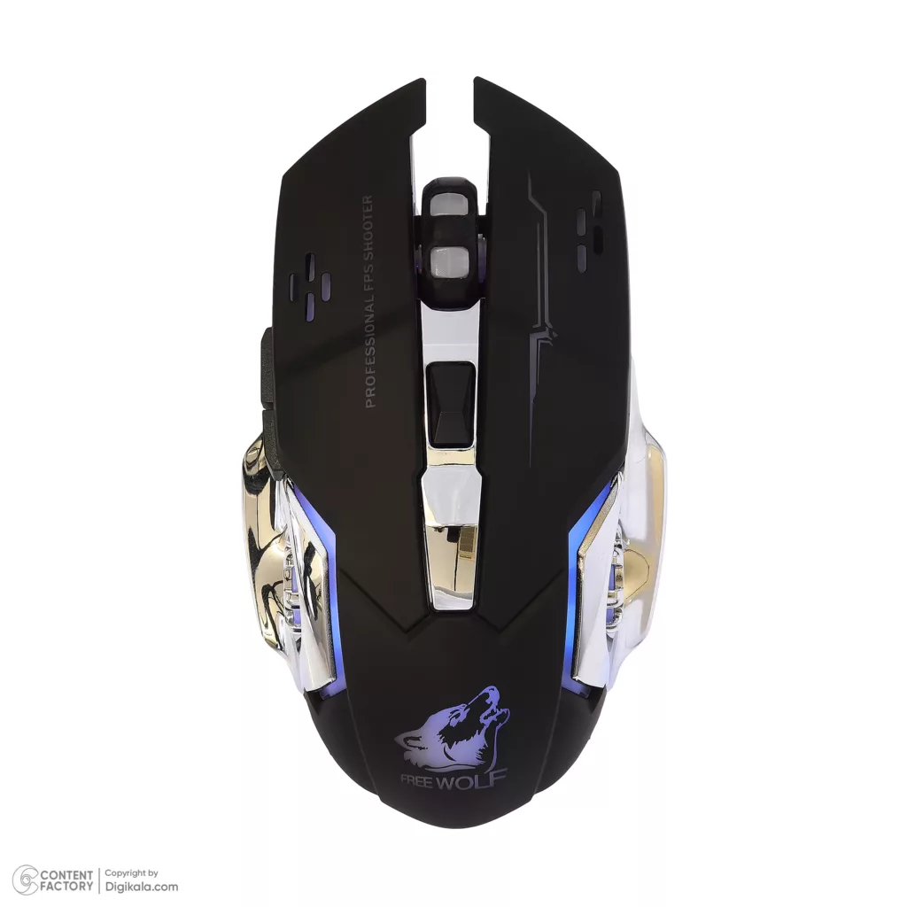 ماوس بی سیم مخصوص بازی فری ولف مدل X8