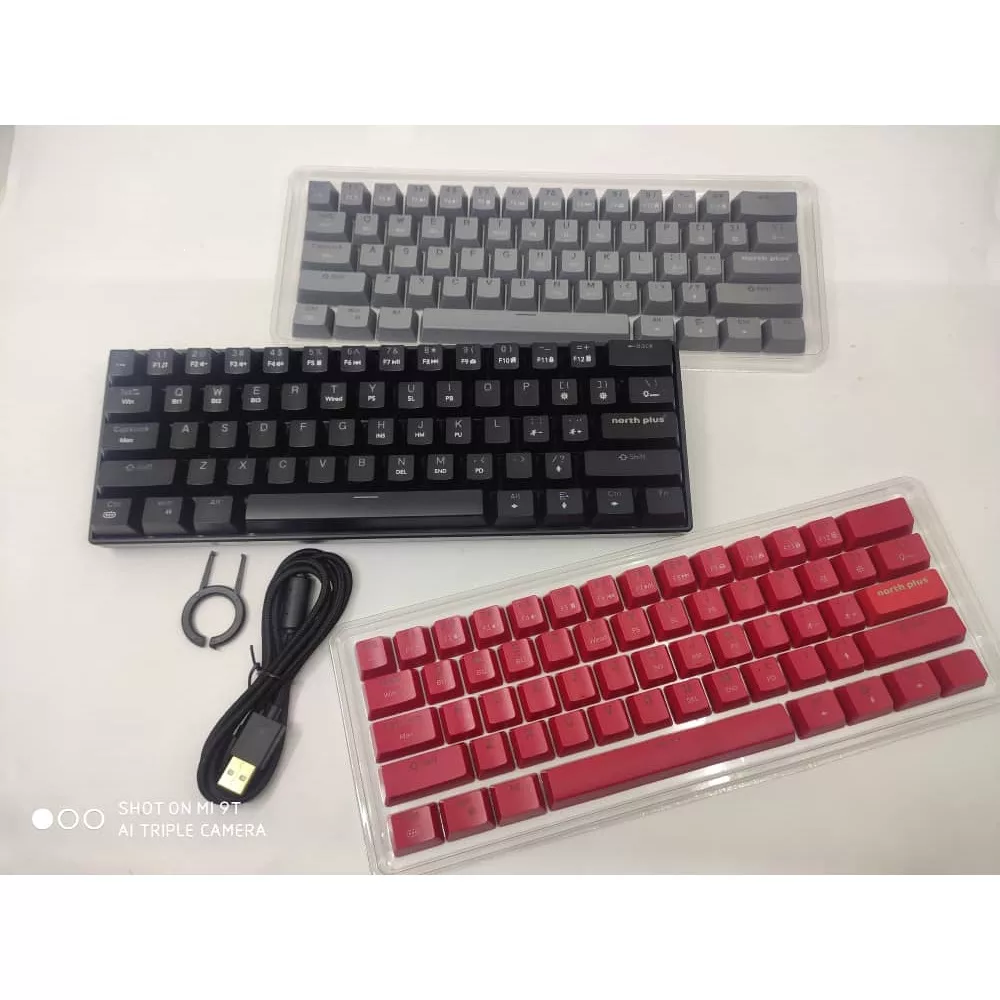 کیبورد مخصوص بازی نورث پلاس مدل  PHANTOM K401