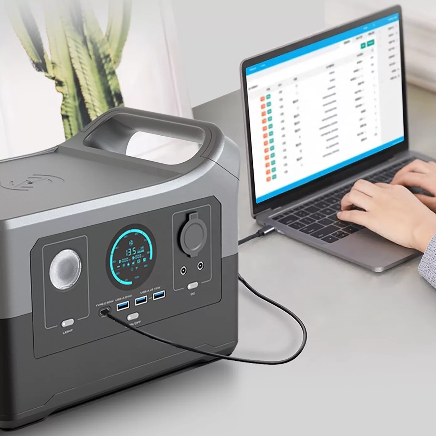 پاور استیشن گلتیج مدل PS01 700W 120K ظرفیت 120000 میلی آمپر ساعت