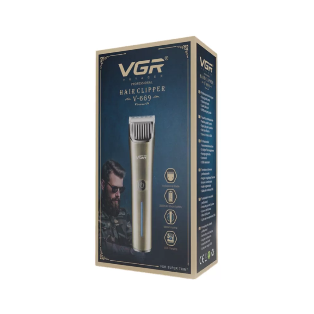 ماشین اصلاح موی سر و صورت شارژی وی جی ار مدل V-669