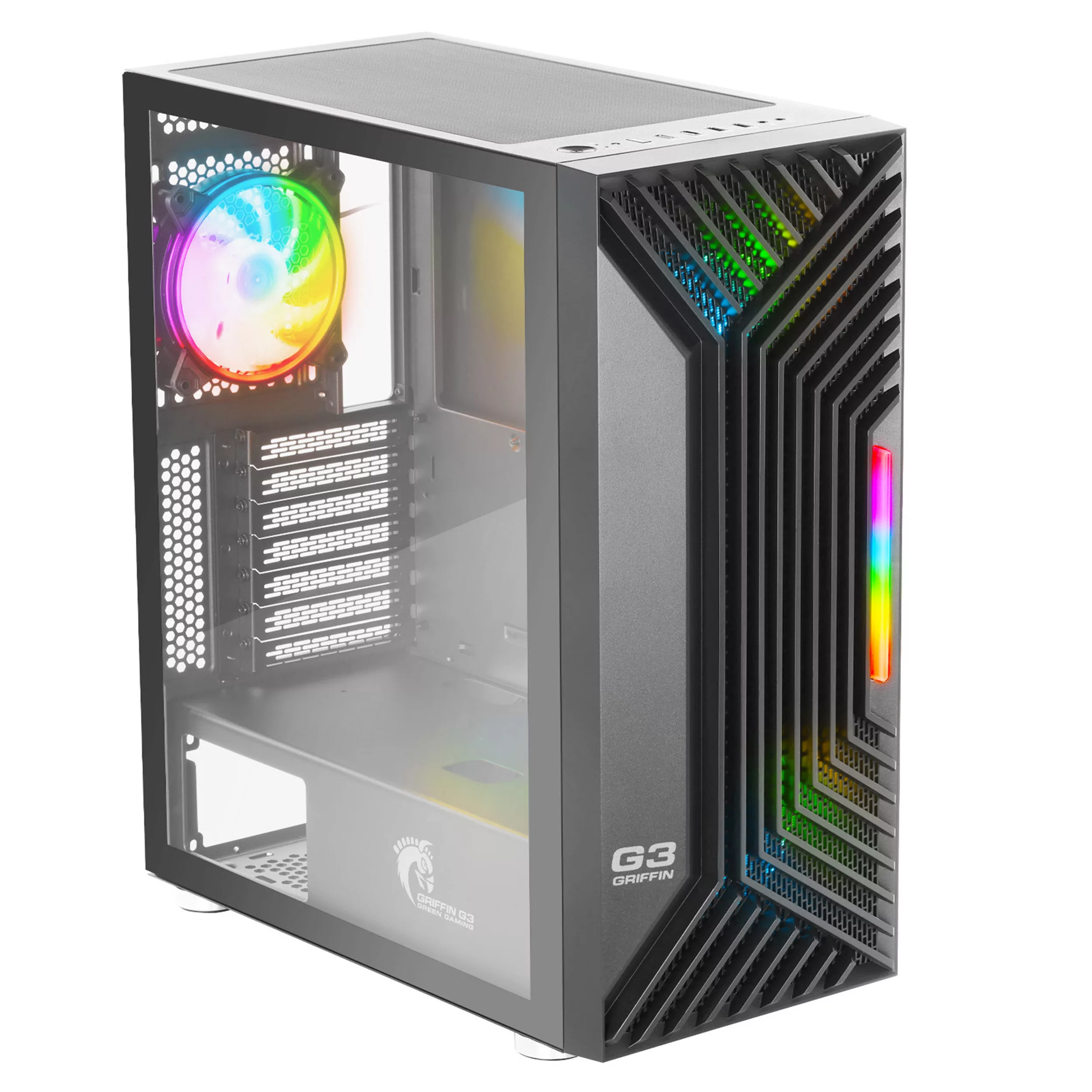 کیس کامپیوتر گیمینگ گرین مدل GRIFFIN G3