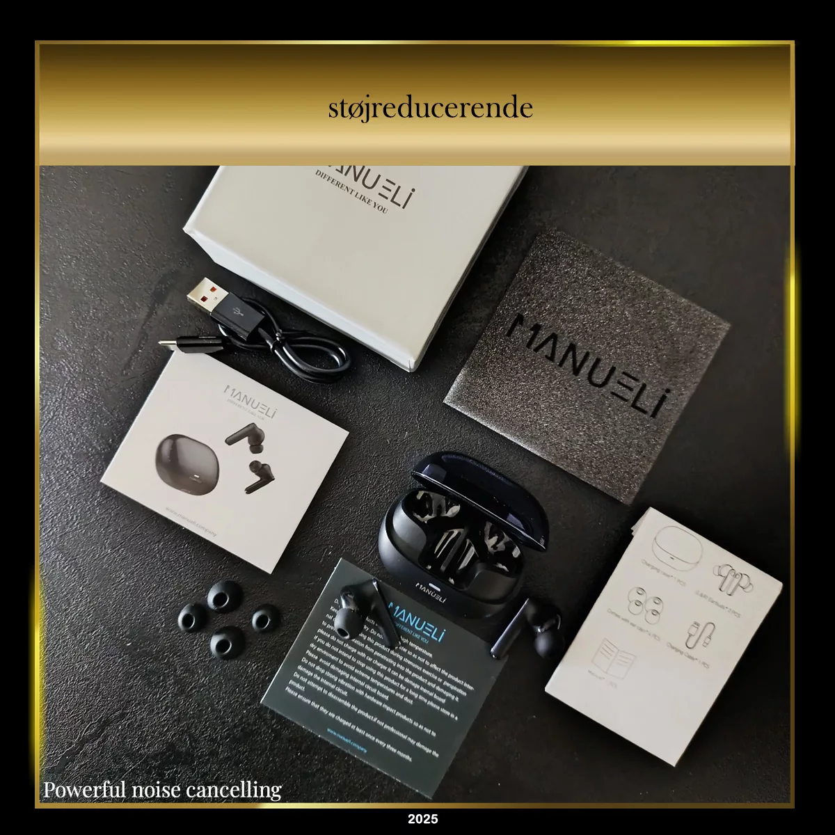 هدفون بلوتوثی مانوئلی مدل AIRPOD6 کد 9097-08433