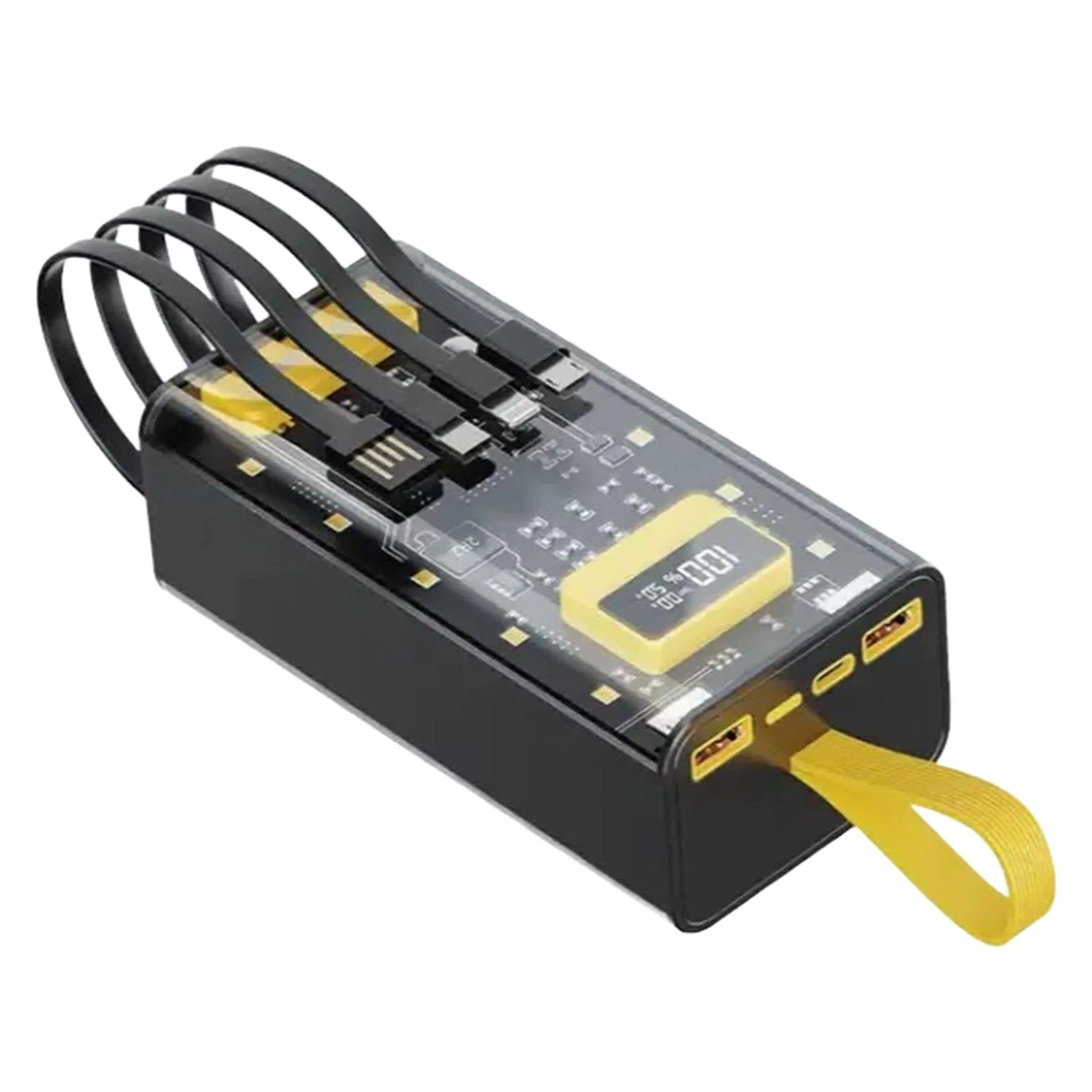 پاور بانک گرین لاین مدل Transparent ظرفیت ۳۰۰۰۰میلی آمپر ساعت