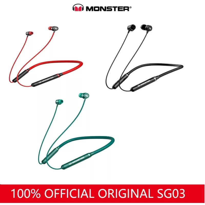 هدفون بلوتوثی مانستر مدل MOB SG03 BT5.0 Wireless Headphone In-ear Sports