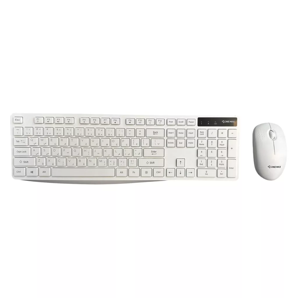 کیبورد و ماوس بی سیم وان مکس مدل OM-4500W
