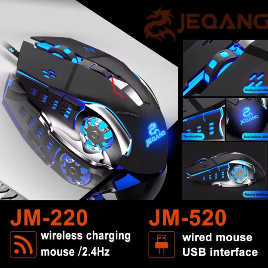 ماوس بی سیم مخصوص بازی مدل JW-220