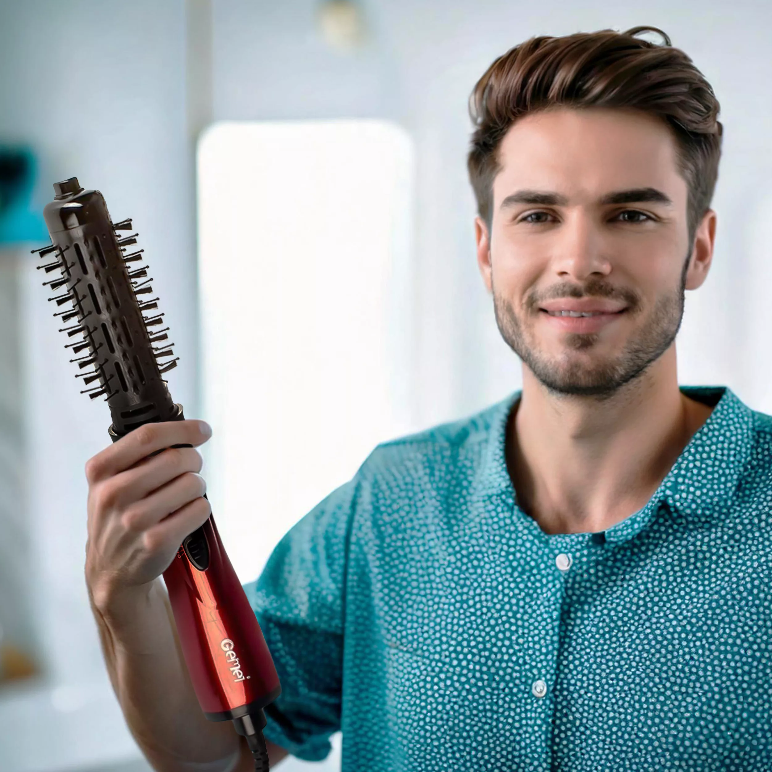 سشوار برس دار چرخشی جیمی مدل GM-4829