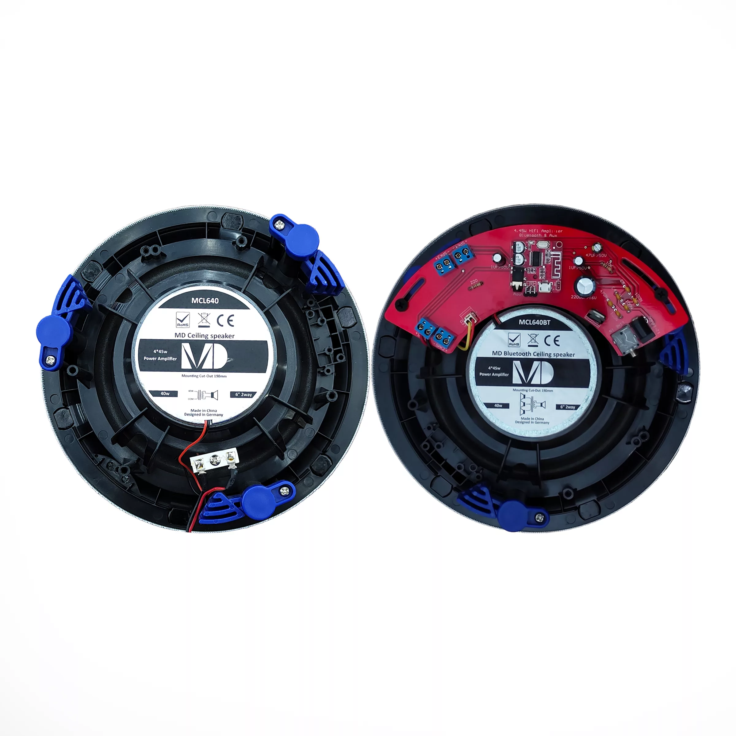 اسپیکر سقفی بلولوثی مدل MD-MCL640BT2 مجموعه 2عددی