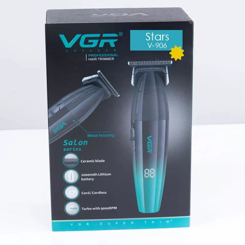 ماشین اصلاح موی سر و صورت شارژی وی جی ار مدل V-906(Stars)