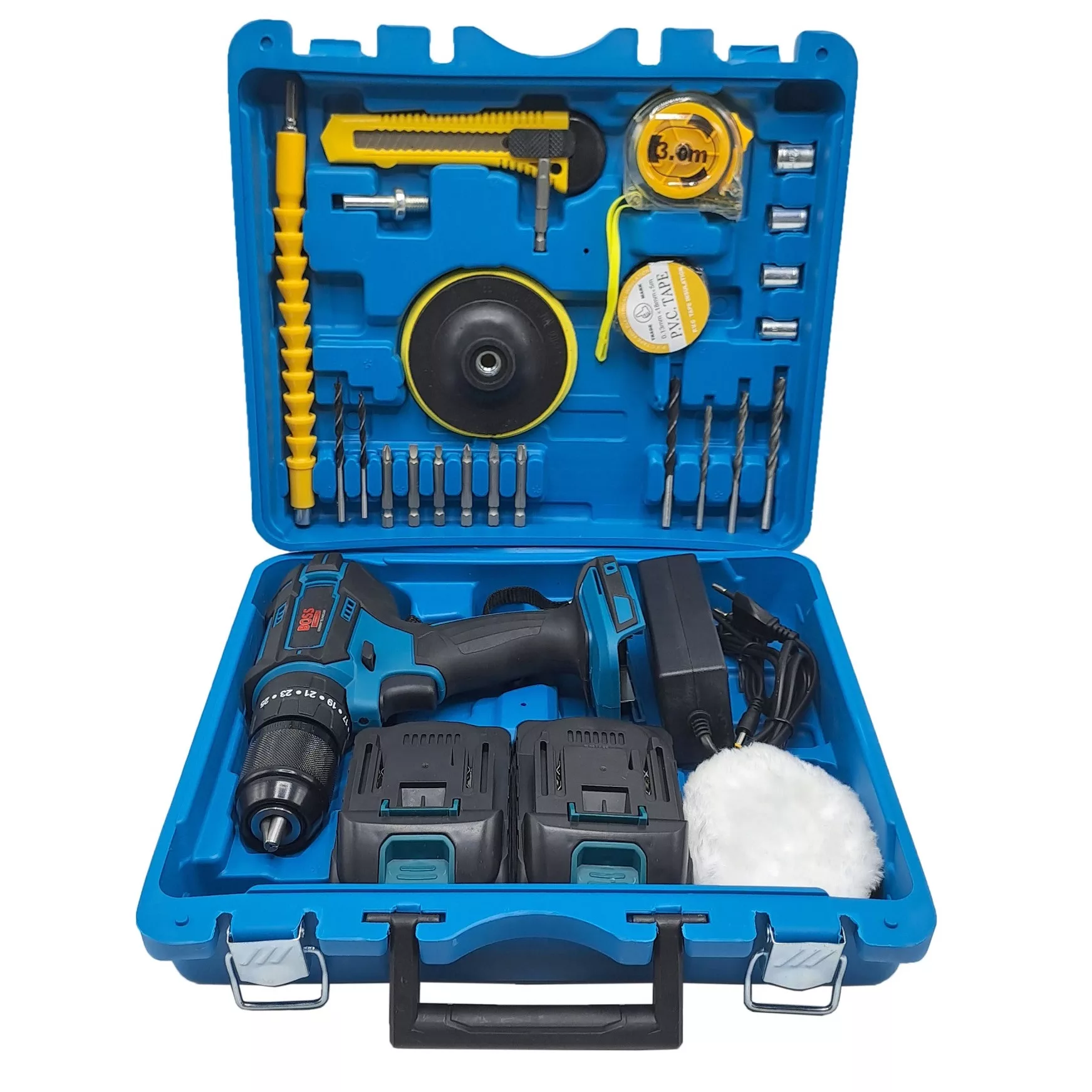 مجموعه 29 عددی دریل پیچ گوشتی چکشی شارژی باس مدل LIFE_STYLE مجموعه 29 عددی دریل پیچ گوشتی چکشی شارژی باس مدل LIFE_STYLE