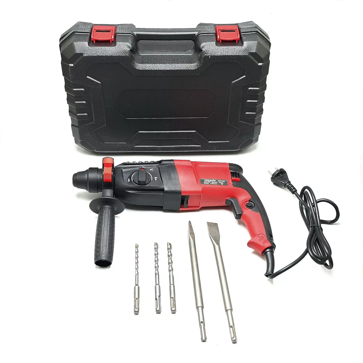 دریل بتن کن برقی کینگ استار مدل سه کاره کد KSEH26 مجموعه 6 عددی