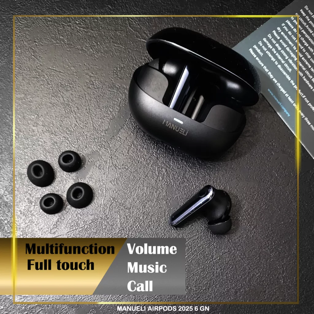 هدفون بلوتوثی مانوئلی مدل AIRPOD2025 6 GN