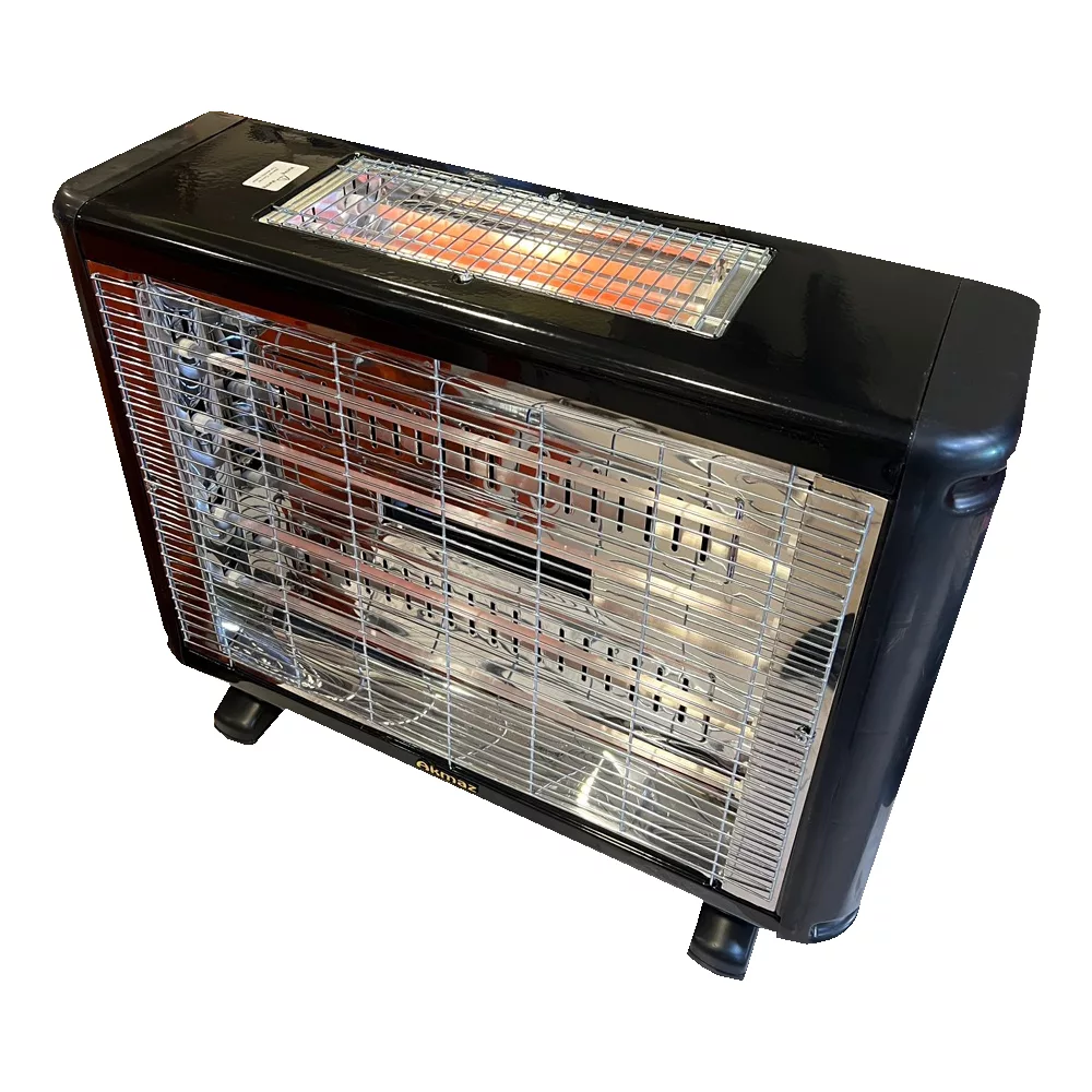 بخاری برقی آکماز مدل 6 المنته فن دار توربو