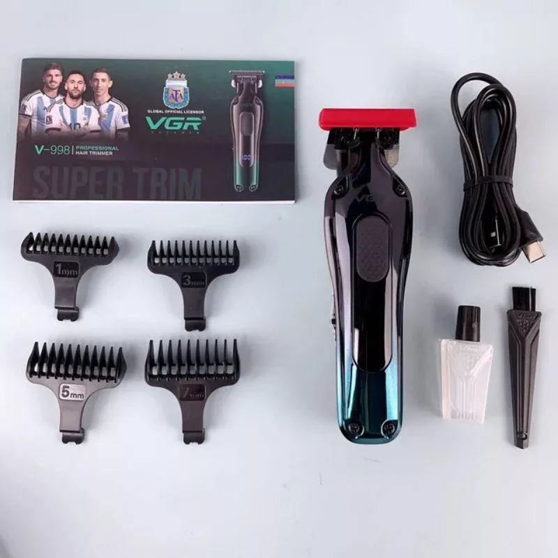 ماشین اصلاح موی سر و صورت شارژی وی جی ار مدل V-998