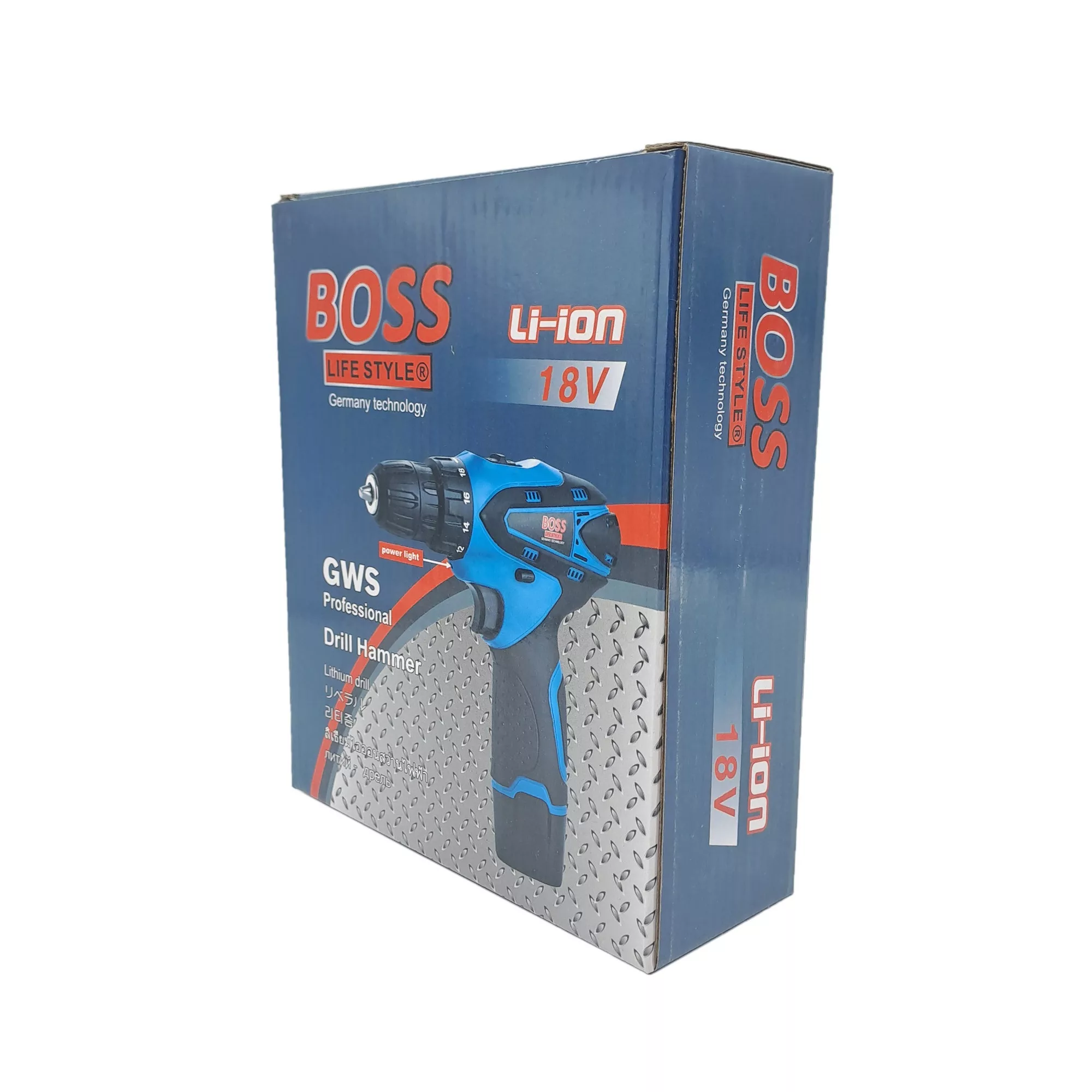 دریل پبچ گوشتی شارژی صنعتی باس مدل 18V کد01