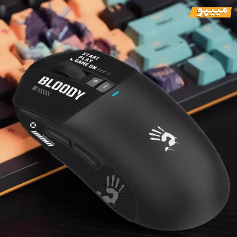 ماوس گیمینگ دوگانه بی‌سیم و باسیم بلادی مدل R_72_ULTRA_DUAL