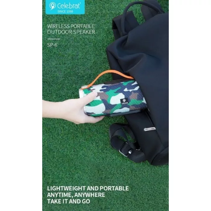 اسپیکر بلوتوثی قابل حمل سلبریت مدل SP-6