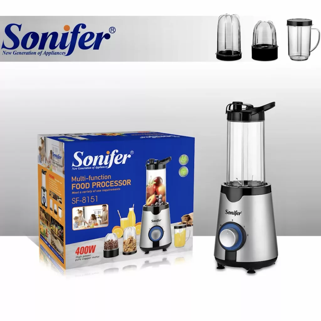 مخلوط کن و آسیاب کن 700 میلی لیتری سونیفر مدل SF-8151