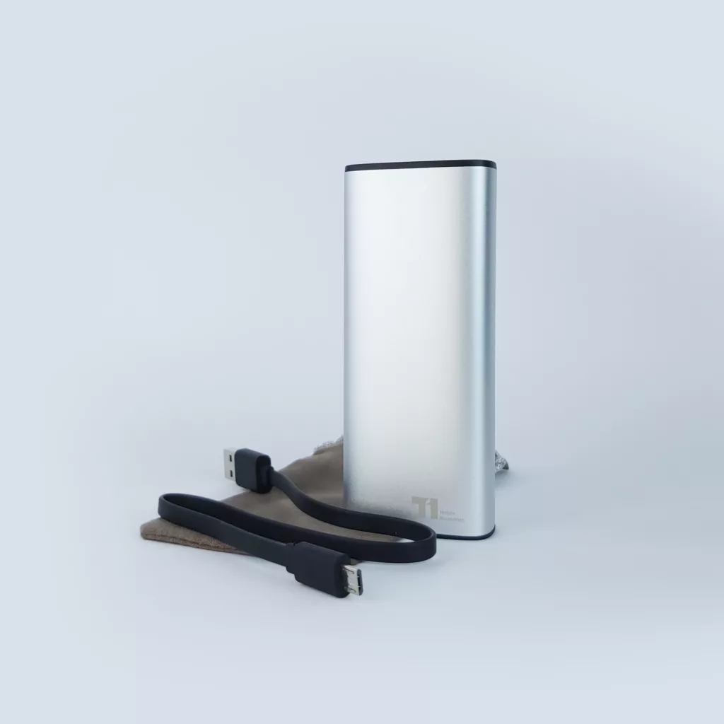 پاوربانک تی وان مدل t1-010 با ظرفیت 10000 میلی آمپر ساعت