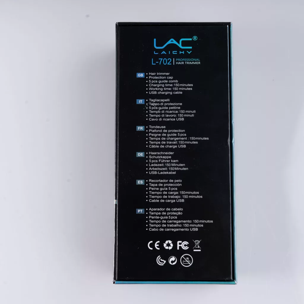 ماشین اصلاح موی سر و صورت شارژی لایچی مدل L-702