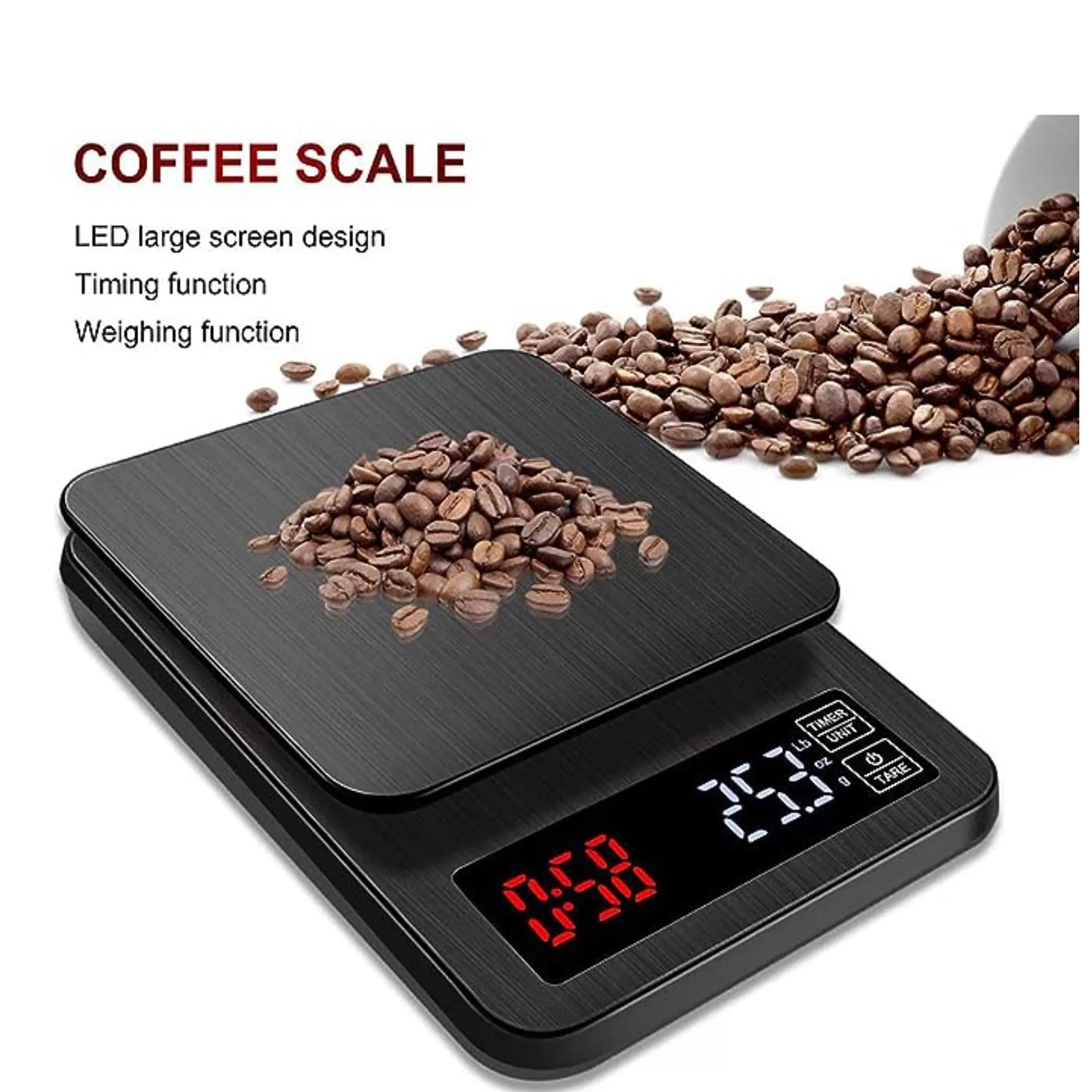 ترازوی آشپزخانه مدل تایمردار قهوه