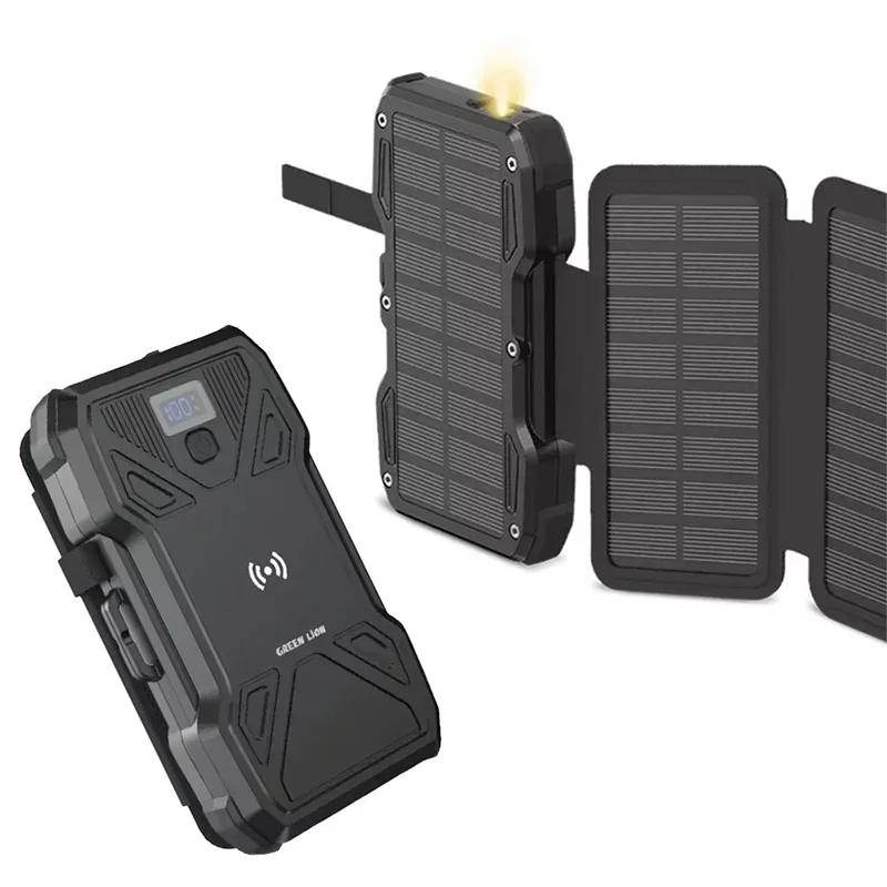 پاوربانک گرین لاین مدل GL-PX27 Solar 5-Panel ظرفیت 20000 میلی‌آمپر ساعت