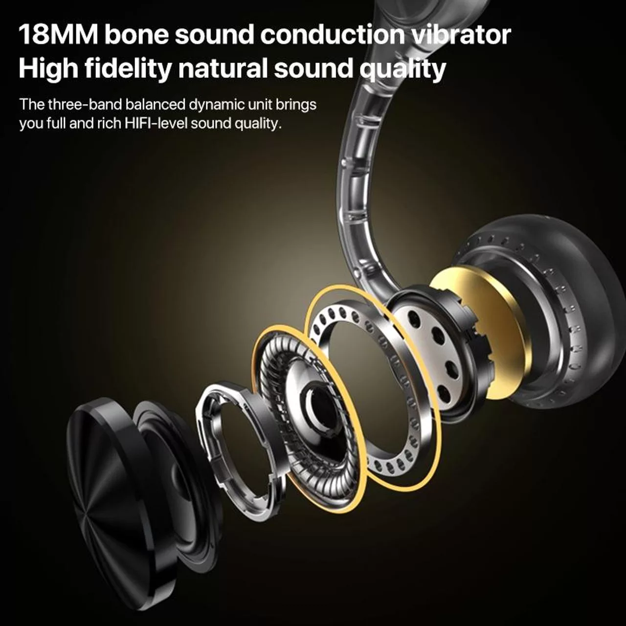 هدفون بلوتوثی یسیدو مدل BONE CONDUCTION YSP12