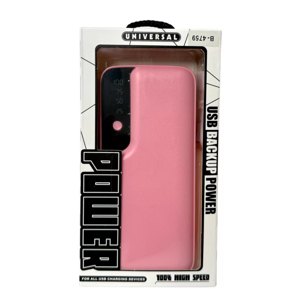 پاوربانک مدل چرمی ظرفیت 8000 میلی آمپر ساعت