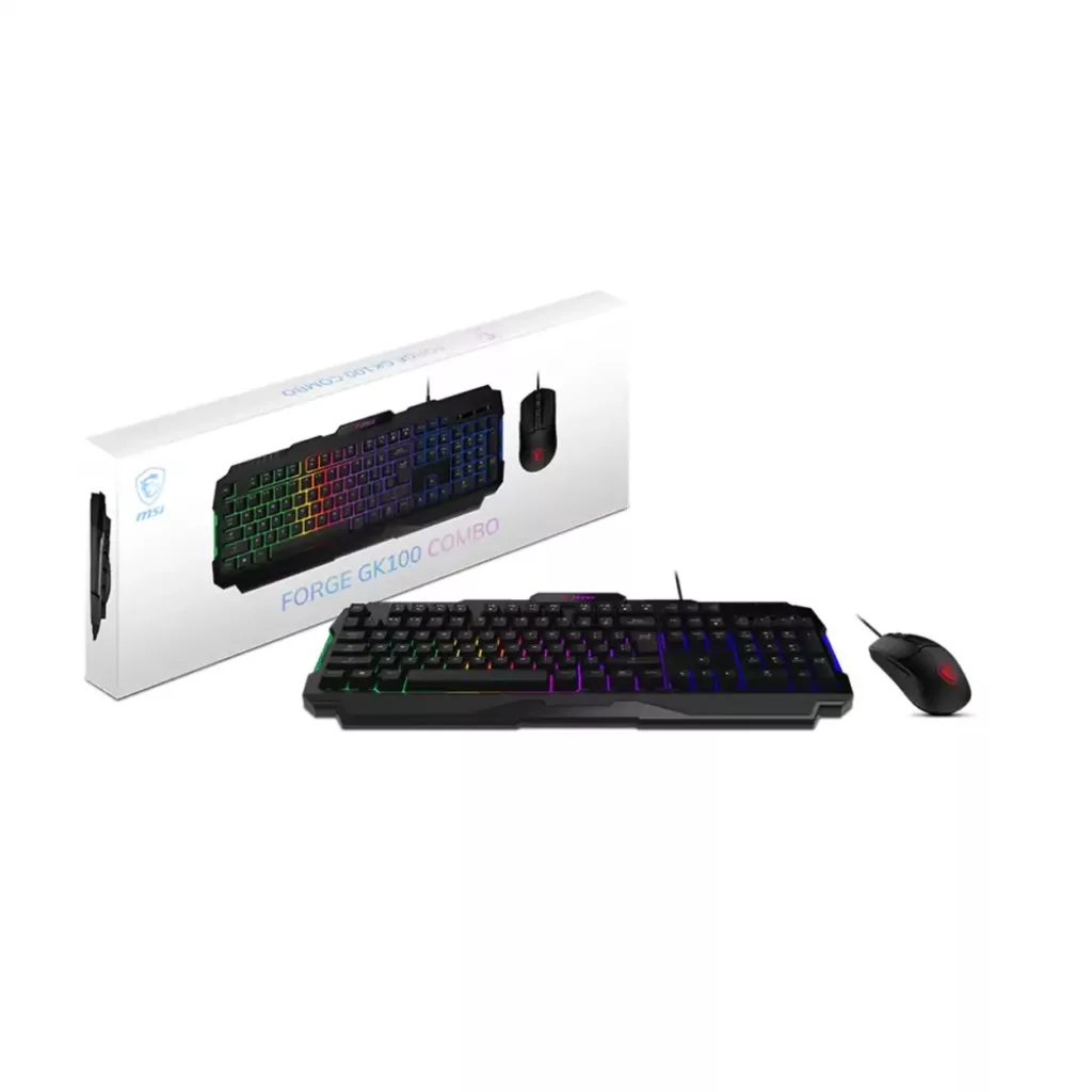 ست گیمینگ ام اس آی مدل FORGE GK100 COMBO