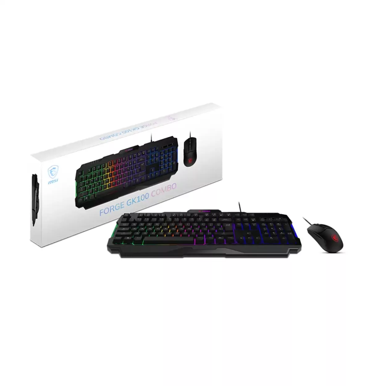 ست گیمینگ ام اس آی مدل FORGE GK100 COMBO