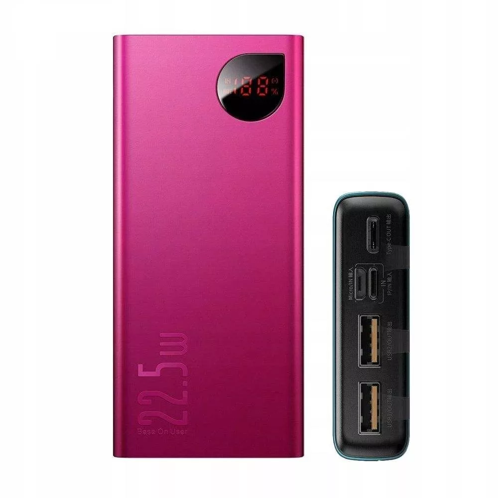 پاوربانک باسئوس مدل Adaman ظرفیت 20000 میلی آمپر ساعت